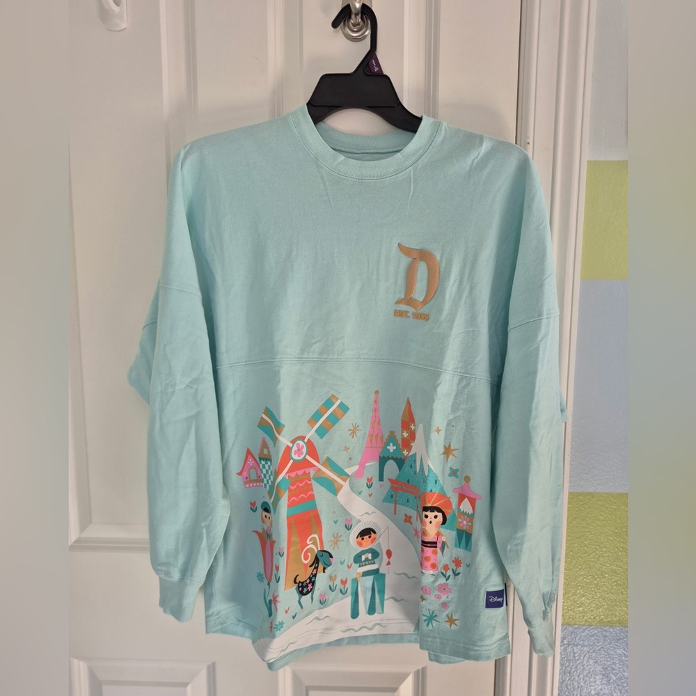 Disneyland It’s A Small World Jersey Size M NWOT